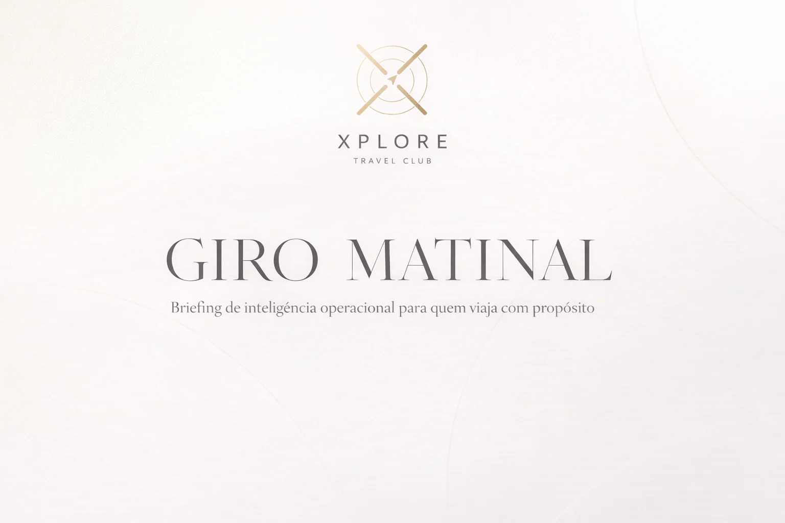 Giro Matinal — Segunda-feira, 20/04/2026