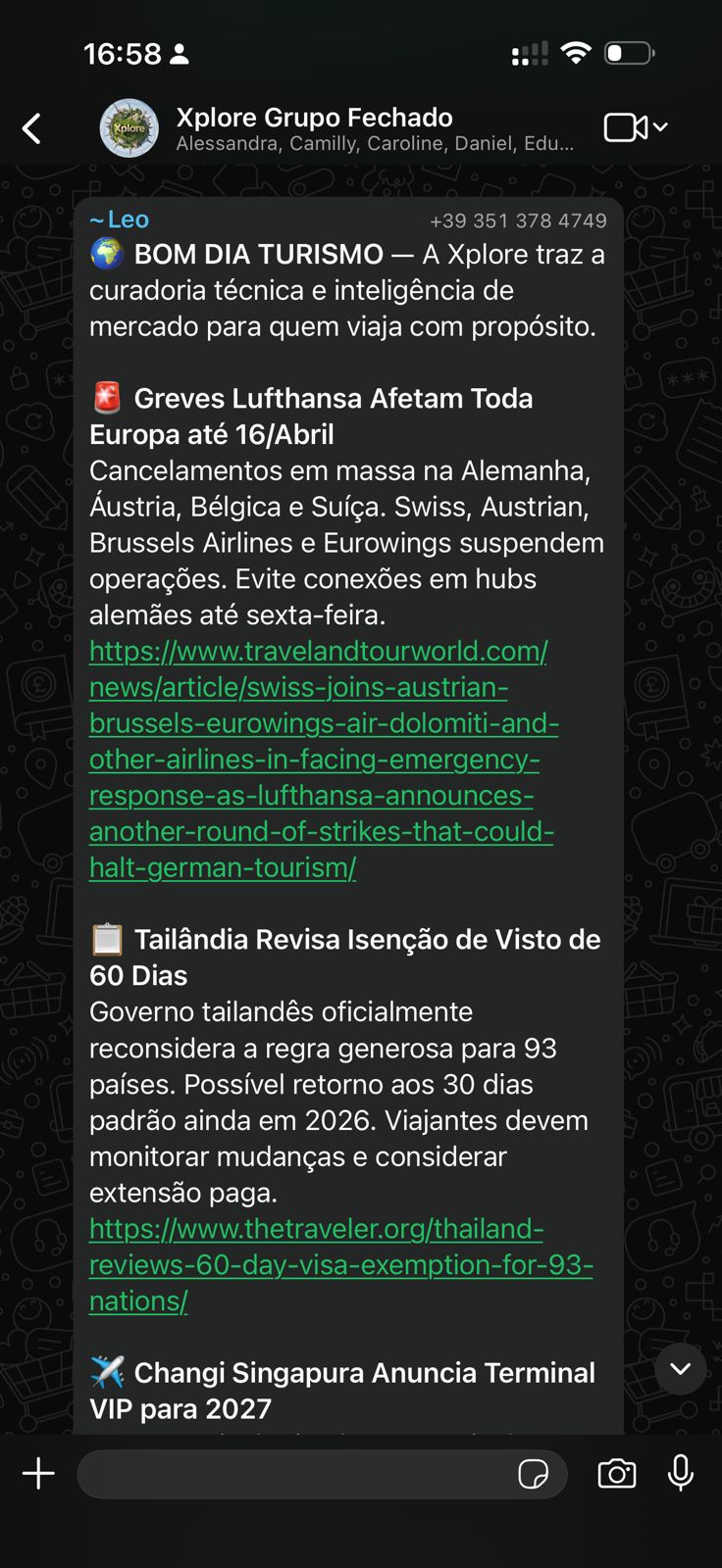 Giro Matinal — Briefing estratégico no WhatsApp